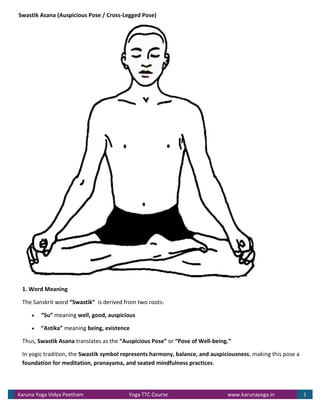 Comprehensive Guide to Swastik Asana: Technique, Benefits, and ...