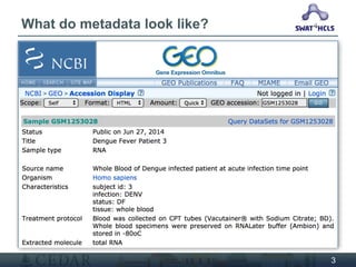3
What do metadata look like?
 
