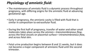 AMNIOTIC FLUID PPT | PPTX