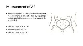 AMNIOTIC FLUID PPT | PPTX