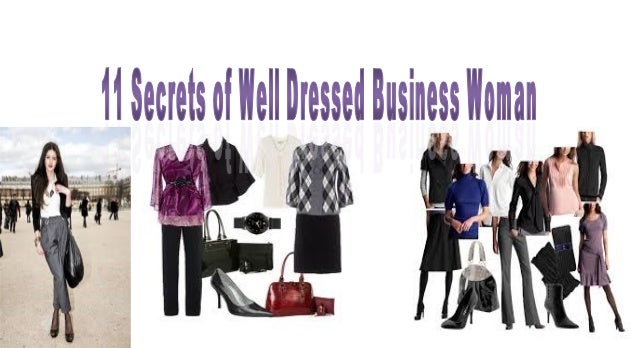dress like a businesswoman