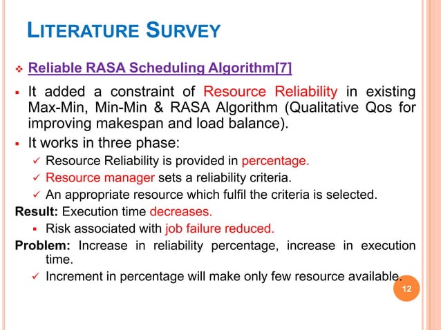 Task scheduling Survey in Cloud Computing | PPTX | Cloud Computing ...