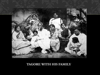 TAGORE WITH HIS FAMILY 
 