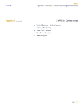 Swat Guide Swat Training Manual | PDF