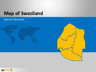 Map of Swaziland
District Divisions
 
