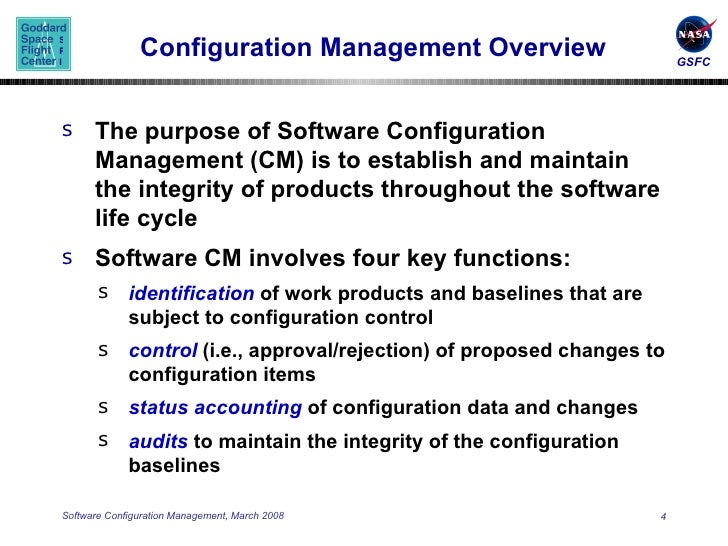 Software Configuration Management