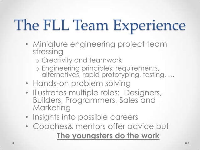 SWCS FLL Robotics Intro | PPT