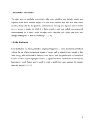 Modification and Testing of Parabolic Concentrator Solar Water ...