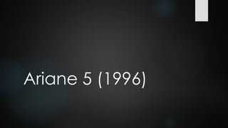 1998 to 2002: Netscape
 1998: Consensus: Netscape 4 code base is
pretty bad. So let’s do a complete rewrite! Mozilla
organization formed.
 Code base might have been bad, but it worked
quite well for most users (browser market share
at 50%)
 1999: Netscape acquired by AOL
 2000: Netscape 6 released. Wasn’t really ready,
fails miserably
 2002: Mozilla 1.0 released. First real release in
four years. Browser market share at 6%
 2003: AOL closes Netscape division, Mozilla
Foundation continues independently
 2004: Resurrection: Firefox 1.0 based on Mozilla
 