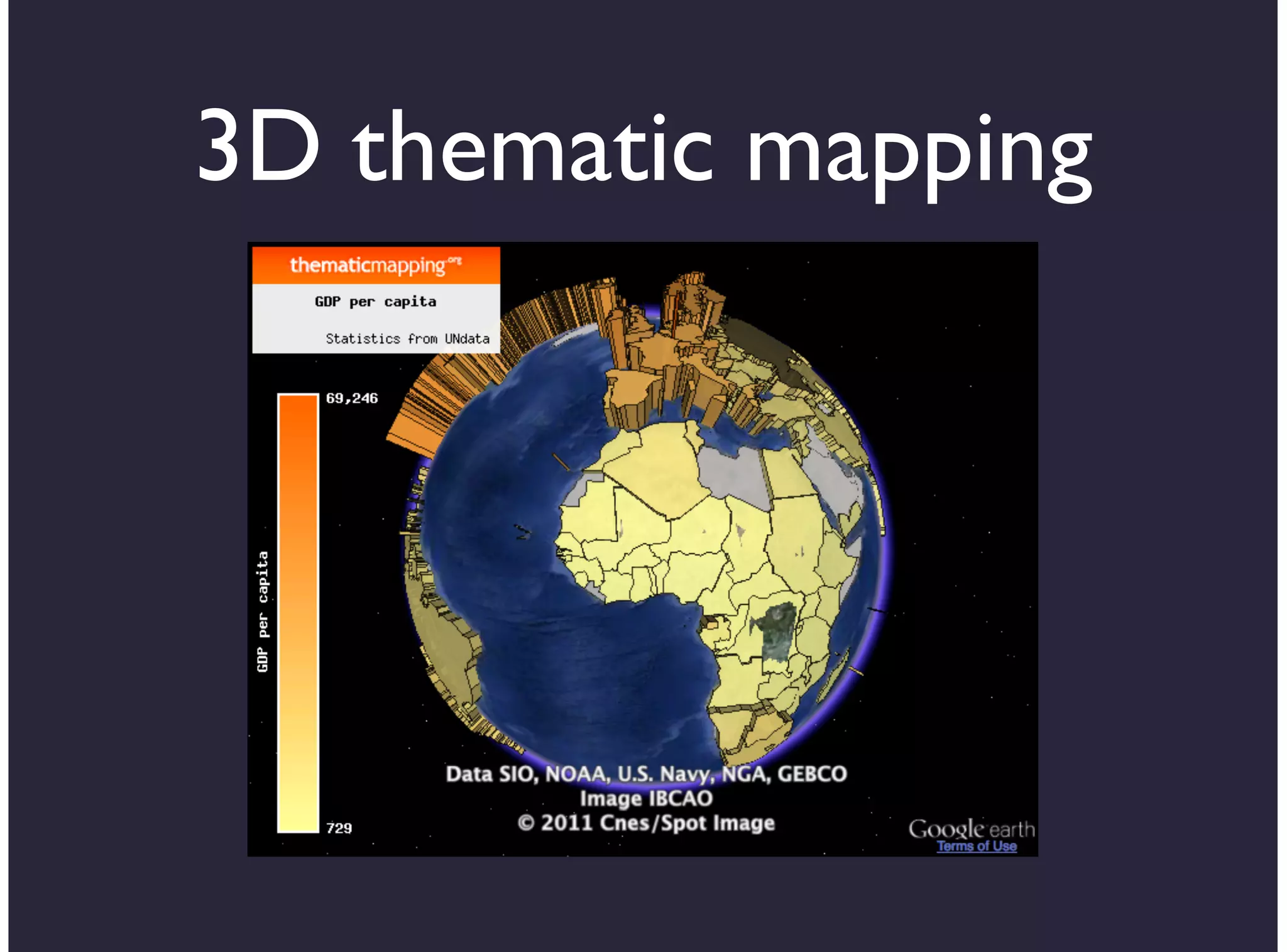 3D thematic mapping
 