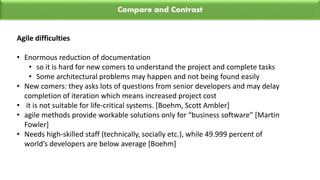 agile vs. traditional methodologies | PPTX