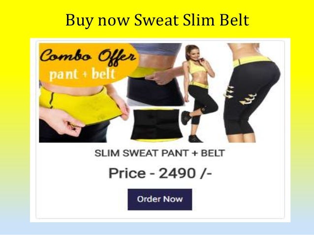 Sweat Slim Belt Size Chart