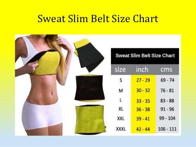 Abdominal Belt Size Chart