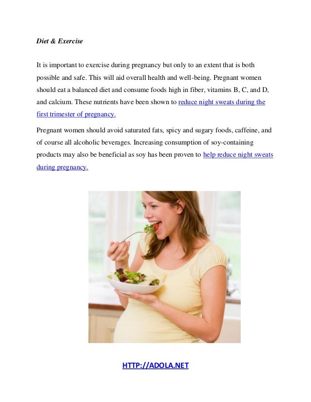 sweating in pregnancy