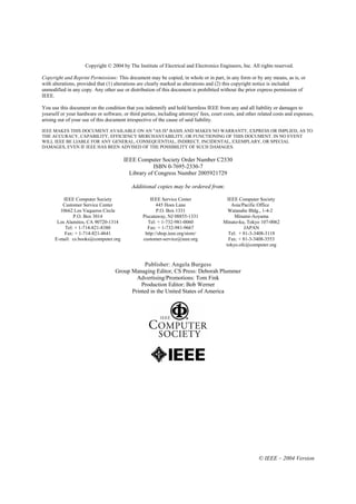 Swebok guide 2004 | PDF