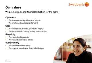 Swedbank Corporate Presentation, March 2010
