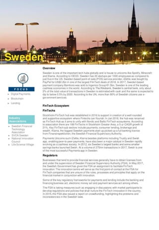 Sweden FinTech Landscape