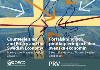 Counterfeiting
and Piracy and the
Swedish Economy
Making sure“Made in Sweden”
always is
Förfalskning och
piratkopiering oc...