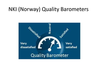 NKI (Norway) Quality Barometers
 