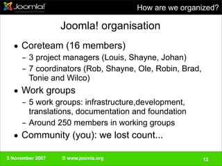 Swedisch Joomla!Day 3 November 2007