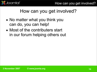 Swedisch Joomla!Day 3 November 2007