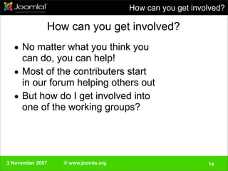 Swedisch Joomla!Day 3 November 2007