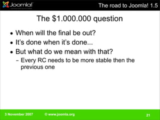 Swedisch Joomla!Day 3 November 2007