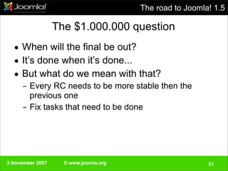 Swedisch Joomla!Day 3 November 2007