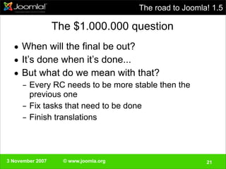 Swedisch Joomla!Day 3 November 2007