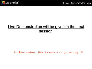 Swedisch Joomla!Day 3 November 2007