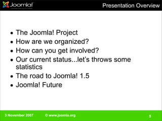 Swedisch Joomla!Day 3 November 2007