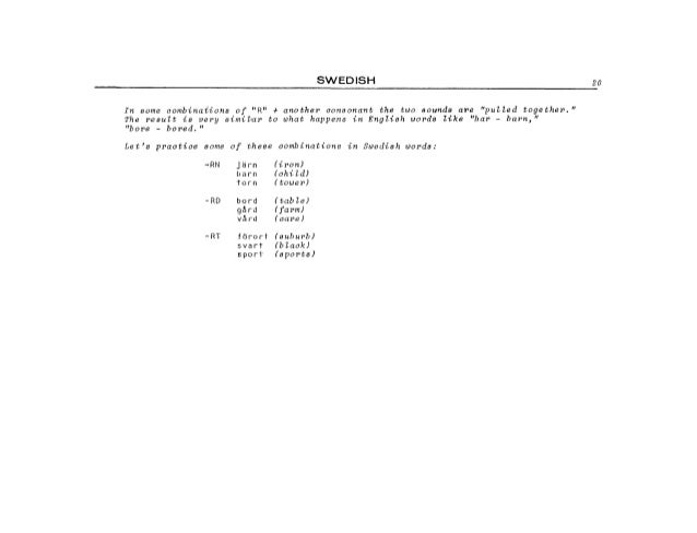 Learn Swedish - FSI Basic Course