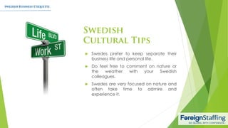 Swedish Business Etiquette | PDF