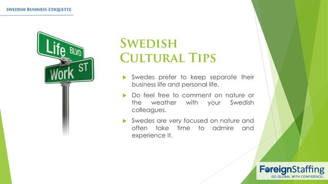 Picture of Swedish Business Etiquette | PDF | Europe Travel | Travel Locations