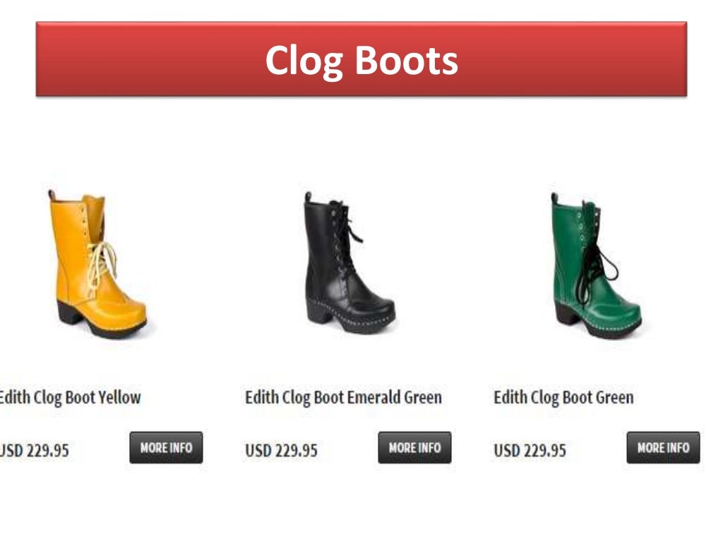 classic clog shop website