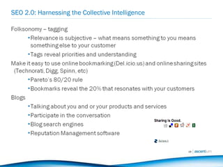 SEO 2.0: Harnessing the Collective Intelligence 