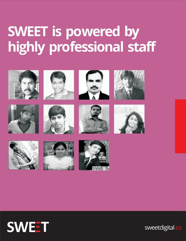 SWEET Digital Marketing Agency Brochure