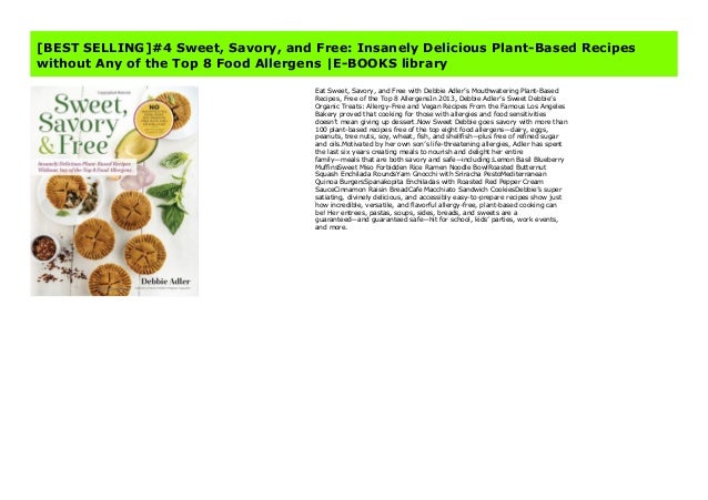 Best Selling 4 Sweet Savory And Free Insanely Delicious Plant Ba