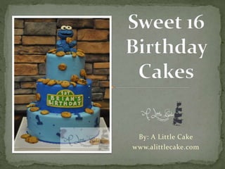 By: A Little Cake 
www.alittlecake.com 
 