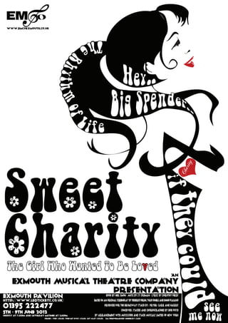 Sweet Charity Poster EMCo