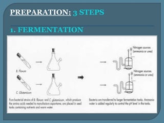 PREPARATION: 3 STEPS
1. FERMENTATION
 