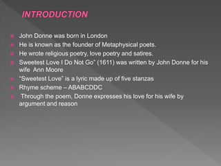 john donne and anne moore