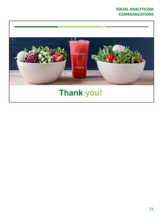 SOCIAL ANALYTICOM
COMMUNICATIONS
21
Thank you!
 