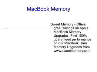 MacBook Memory ,[object Object]