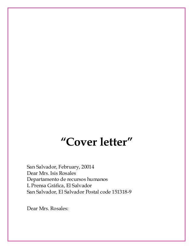 short cover letter for resume