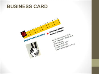 BUSINESS CARD
 