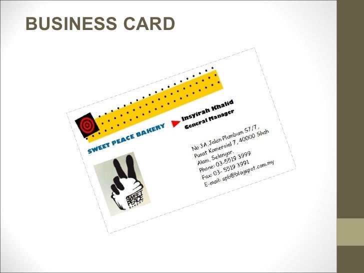 sample business plan presentation