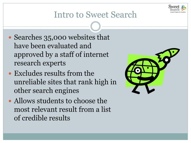 Sweet search | PPT