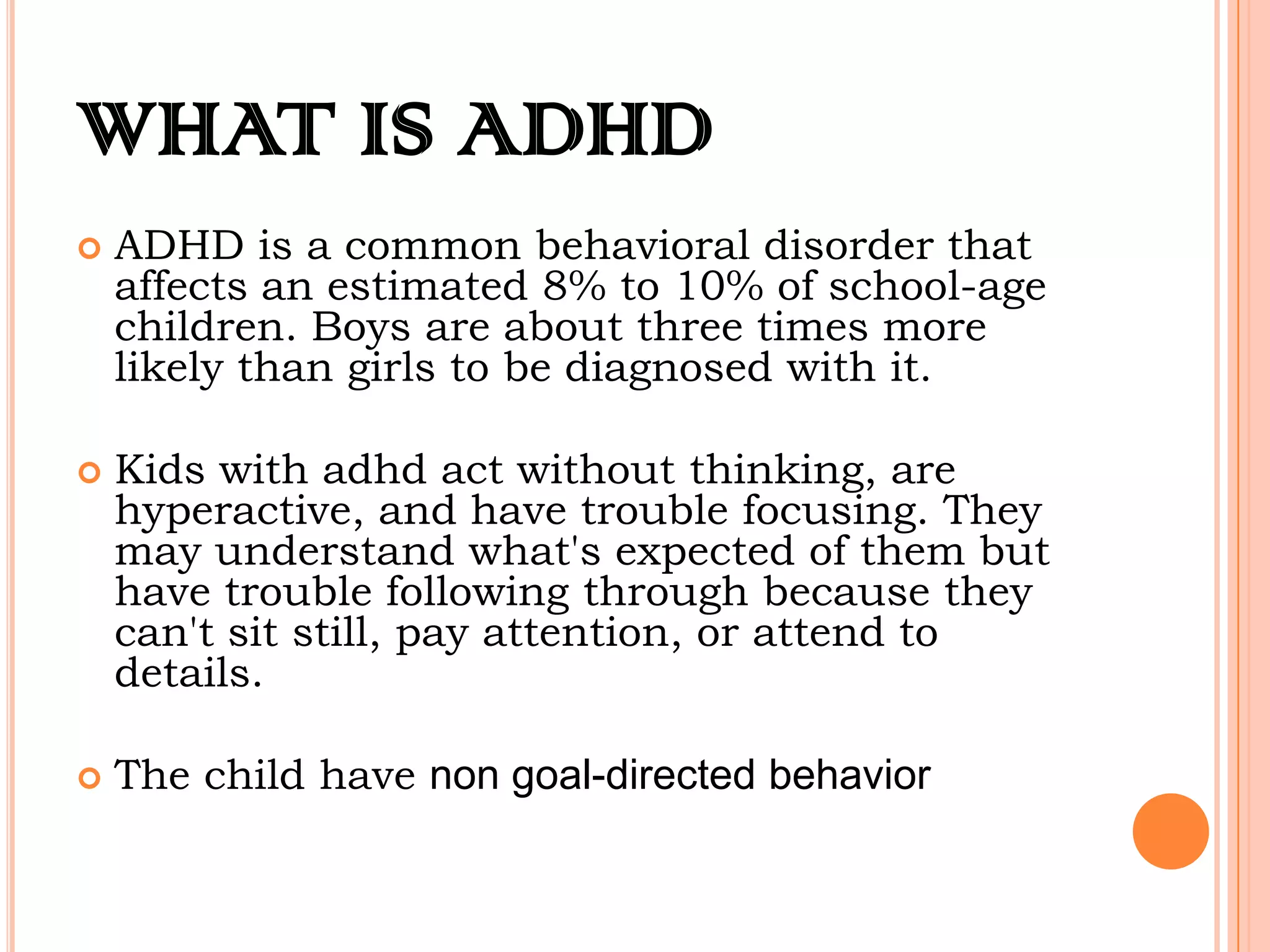 Childhood disorder in abnormal psychology. | PPTX
