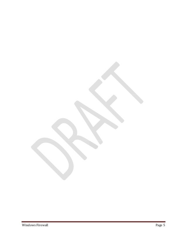 Disabling firewall windjas
